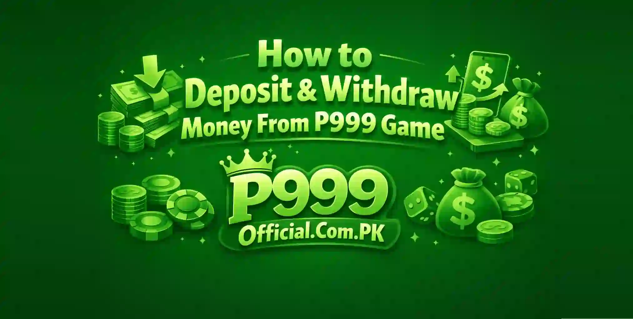 Como depositar e sacar dinheiro do jogo P999