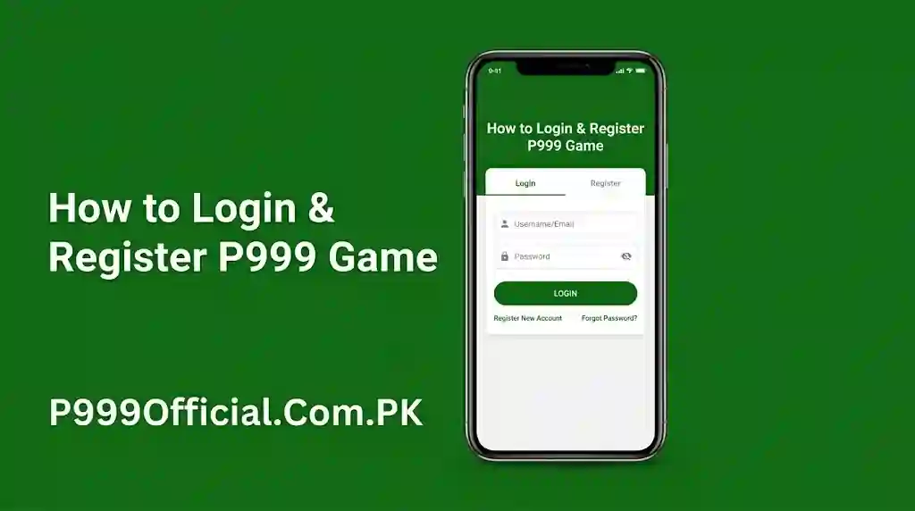 Login & Register P999 Game