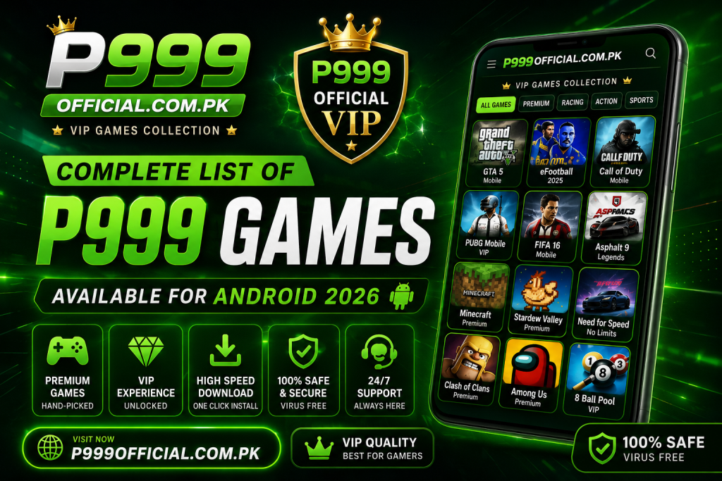 Complete List of P999 Games